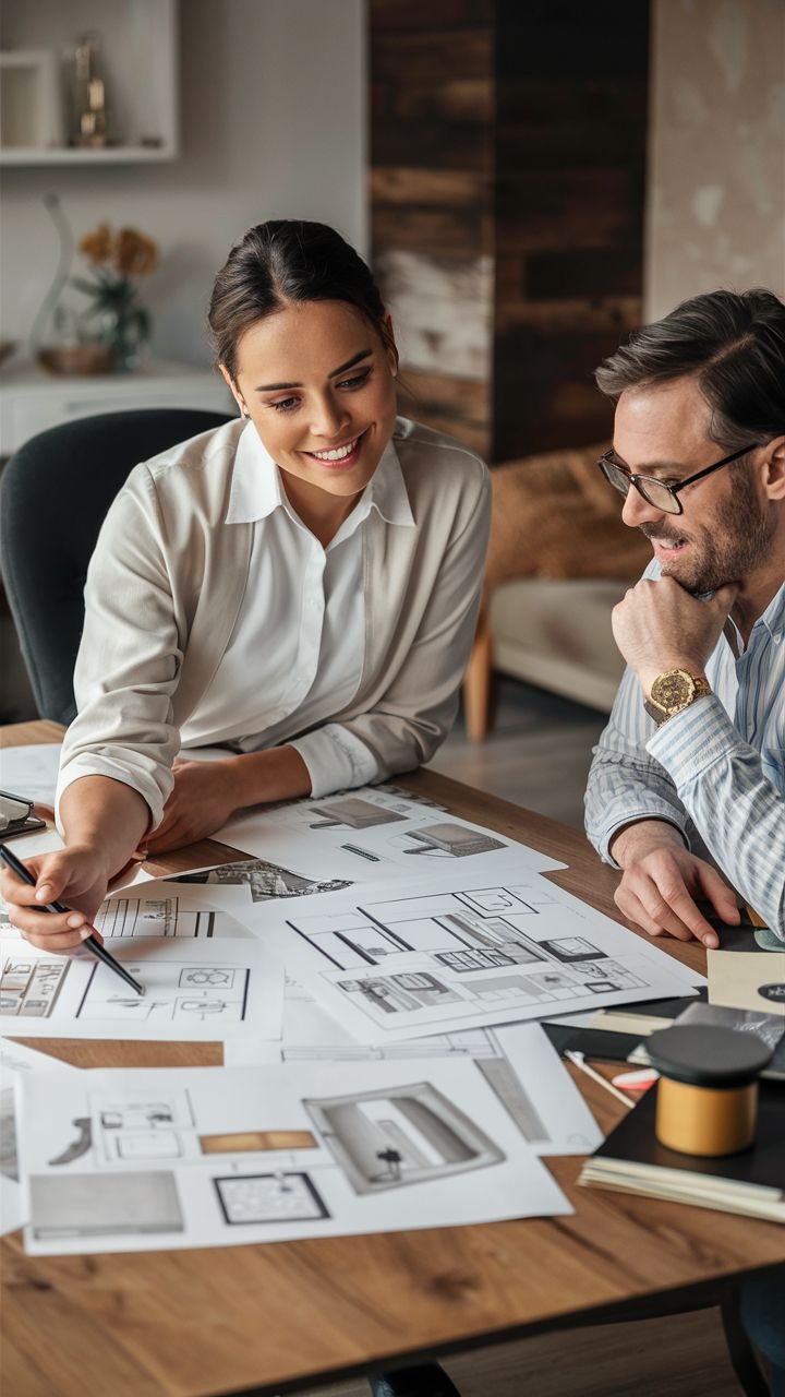 Client consultation meeting